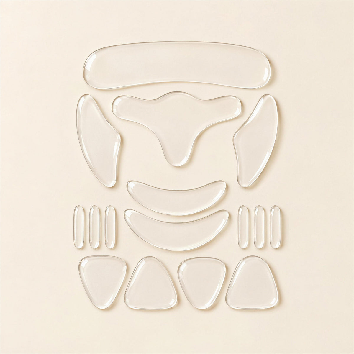 Set of Valmar reusable silicone smoothing patches